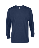 Soffe P603CS MENS CVC LS CREW NECK TEE in Athletic navy a2u