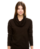 Soffe 5354V JRS FRENCH TERRY COWL NECK in Winter plum 513