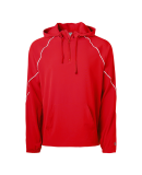 Soffe 1027M Delta Apparel  Mens Hood in Red