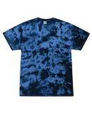 Tie-Dye 1390Y Youth Crystal Wash T-Shirt in Crystal nv/ clmb