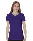 Bayside Apparel 5850 Women's USA-Made Fine Jersey  in Purple