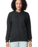 Gildan SF008 Unisex Softstyle Midweight Fleece Qua in Black