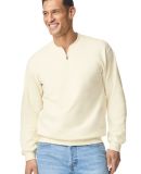 Gildan SF008 Unisex Softstyle Midweight Fleece Qua in Off white