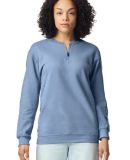 Gildan SF008 Unisex Softstyle Midweight Fleece Qua in Stone blue