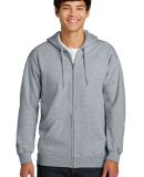 Gildan SF600 Unisex Softstyle Fleece Hooded Sweats in Rs sp grey
