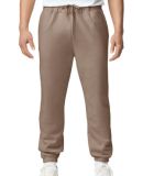 Gildan SF100 Unisex Softstyle Midweight Pocket Swe in Brown savana
