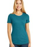 Gildan 6750L Ladies' Triblend T-shirt in Hth galap blue