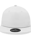 Decky Hats  6032 Decky 5-Panel Rope Cap in White