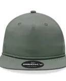 Decky Hats  6032 Decky 5-Panel Rope Cap in Loden
