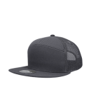 Decky Hats  1133 Decky 7-Panel Trucker in Charcoal