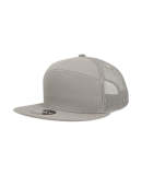 Decky Hats  1133 Decky 7-Panel Trucker in Grey