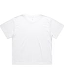 ascolour 4093 Ascolour  Womens Martina Crop Tee in White