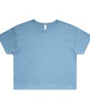 ascolour 4062 Ascolour  Womens Crop Tee in Carolina blue