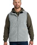 CARHARTT CT106418 Carhartt Textured Fleece Vest in Hthrgrey