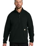 CARHARTT CT106417 Carhartt Textured 1/2-Zip Fleece in Black