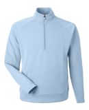 J America 8751 Apex Fleece Quarter-Zip Sweatshirt in Ice blue