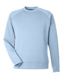 J America 8752 Apex Fleece Crewneck Sweatshirt in Ice blue