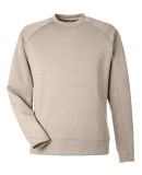 J America 8752 Apex Fleece Crewneck Sweatshirt in Mojave