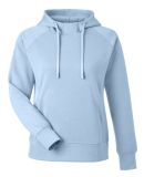 J America 8753 Women's Apex Fleece Hooded Sweatshi in Ice blue