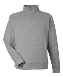 J America 8741 Electric Fleece Quarter-Zip Sweatsh in Electric slate