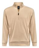 J America 8760 Element Fleece Quarter-Zip Sweatshi in Almond