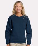 Jerzees C12MR Rugged Crewneck Sweatshirt in Washed navy