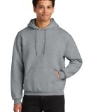 Jerzees H12MR Rugged Hooded Sweatshirt in Athletic heather