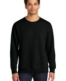 Jerzees IC48MR Ultimate CVC Crewneck Sweatshirt in Black ink