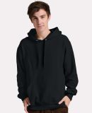 Jerzees IC49MR Ultimate CVC Hooded Sweatshirt in Black ink