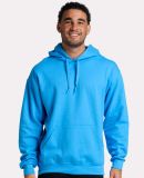 Jerzees IC49MR Ultimate CVC Hooded Sweatshirt in Soul blue heather