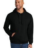 Jerzees IC49MR Ultimate CVC Hooded Sweatshirt in Black ink