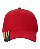 Kati AM350M USA Flag Mesh Cap in Red/ usa mesh