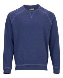 Boxercraft BM5104 French Terry Crew Pullover in Navy heather