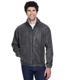 8485 UltraClub® Polyester Adult Iceberg Fleece Fu in Charcoal