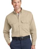 Bulwark SLU2 Dress Uniform Shirt - Excel FR Comfor in Khaki