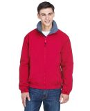 8921 Men's UltraClub® Adventure All-Weather Jacke in Red/ charcoal