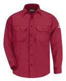 Bulwark SND6T Uniform Shirt - Nomex® IIIA - Tall  in Red