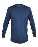 Anetik MVLPRL8 Low Pro Tech Long Sleeve T-Shirt in Navy heathered
