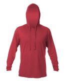 Anetik MVLPRH8 Low Pro Tech Hooded Long Sleeve T-S in Pyro heathered