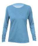 Anetik WSBRZL0 Women's Breeze Tech Long Sleeve T-S in Bahama heathered