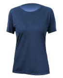 Anetik Anetik WSBRZS0 Women's Breeze Tech T-Shirt in Navy heathered