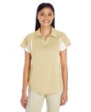 Holloway 222730 Women's Two-Tone Avenger Polo in Vegas gold/ white