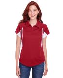 Holloway 222730 Women's Two-Tone Avenger Polo in Scarlet/ white