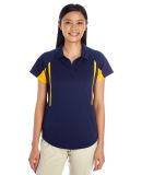 Holloway 222730 Women's Two-Tone Avenger Polo in Navy/ light gold