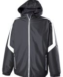 Holloway 229059 Charger Hooded Jacket in Carbon/ white
