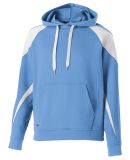 Holloway 229546 Athletic Fleece Prospect Hooded Sw in University blue/ white