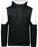 Holloway 222540 Blue Chip Hooded Sweatshirt in Black/ white