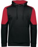 Holloway 222540 Blue Chip Hooded Sweatshirt in Iron/ white