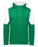 Holloway 222540 Blue Chip Hooded Sweatshirt in Kelly/ white