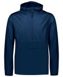 Holloway 229534 Packable Quarter-Zip Jacket in Navy